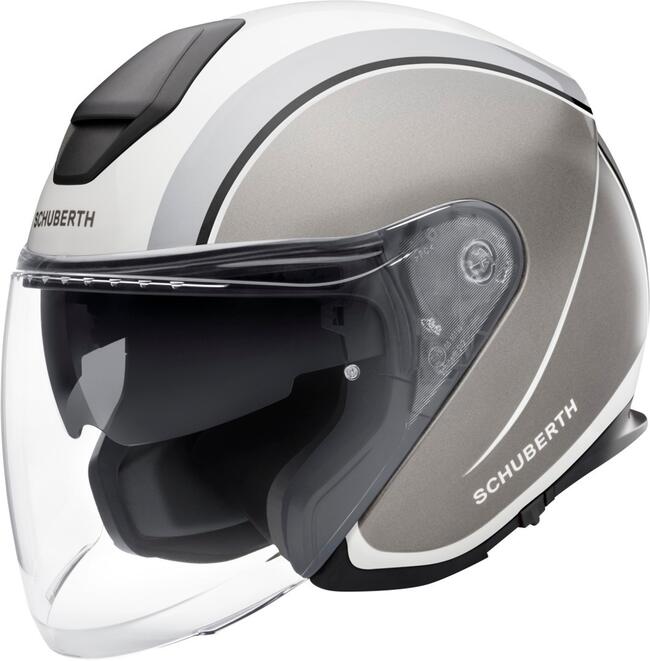 Casco Jet M1 Pro Solid Schuberth Outline Grey Grigio/bianco