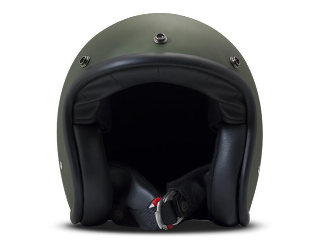 Casco Jet Fibra Vintage Matt Green Dmd