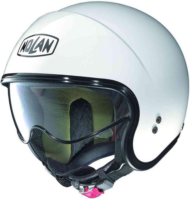Casco Jet N21 Classic 005 Metal White Nolan