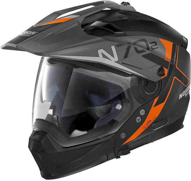 Nolan Caschi Modulari Nero/arancio