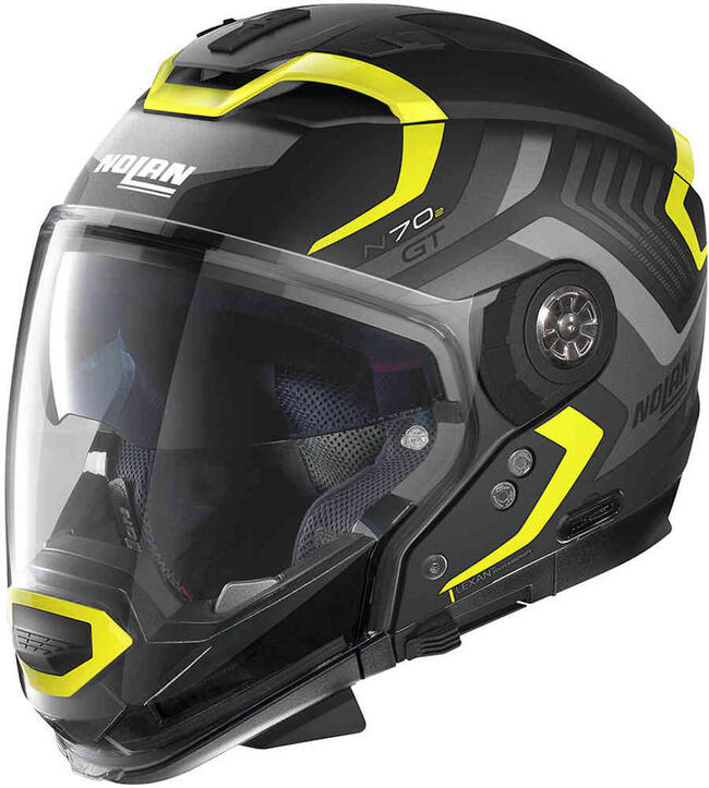 Nolan Caschi Modulari Nero/giallo
