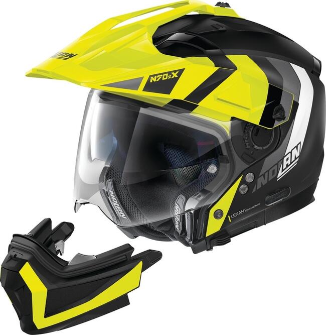 Caschi Modulari Nero/giallo Nolan