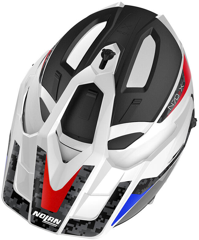 Nolan Caschi Modulari Bianco/rosso/blu