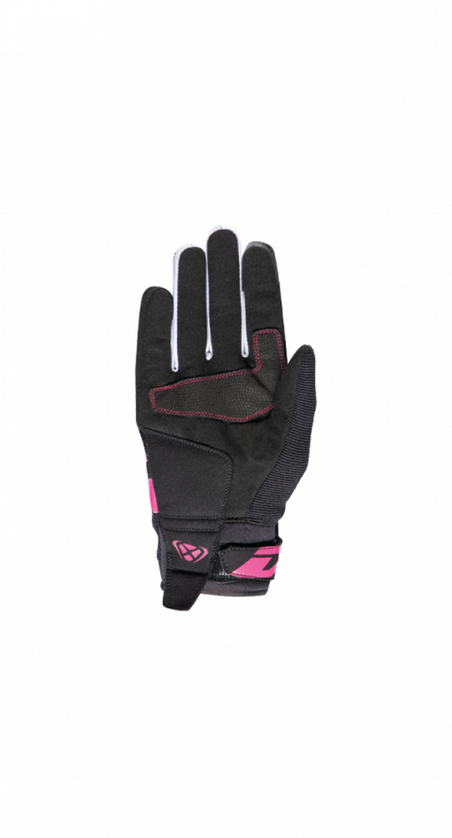 Ixon Guanti Da Moto Nero/bianco/fucsia Donna