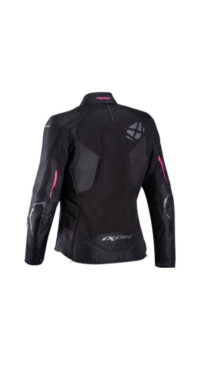 Ixon Giacche E Giubbotti Da Moto Nero/fucsia Donna