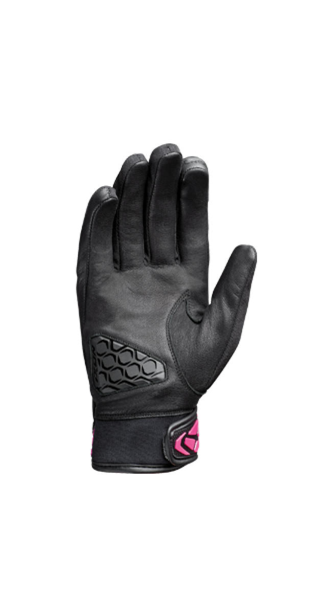 Ixon Guanti Da Moto Nero/fucsia Donna