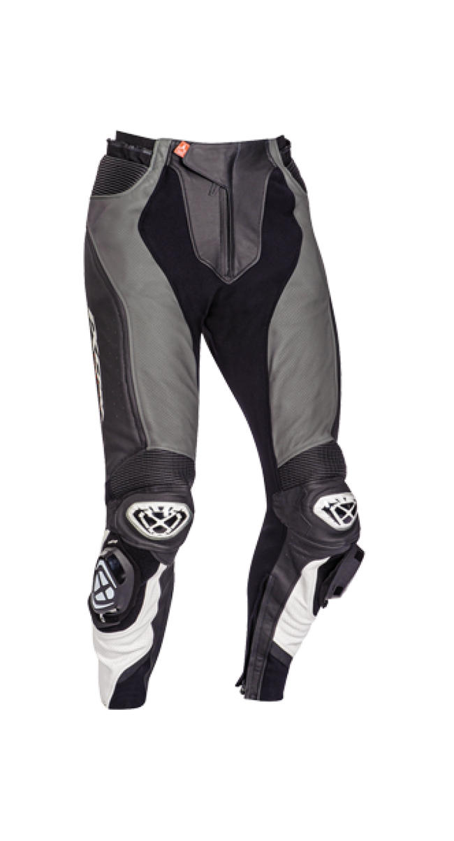 Ixon Pantaloni Da Moto Nero/bianco/grigio Uomo