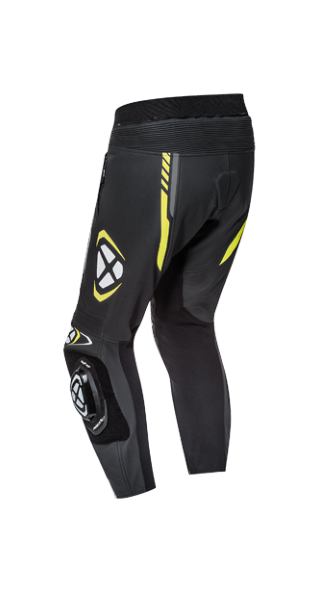 Ixon Pantaloni Da Moto Nero/grigio/giallo