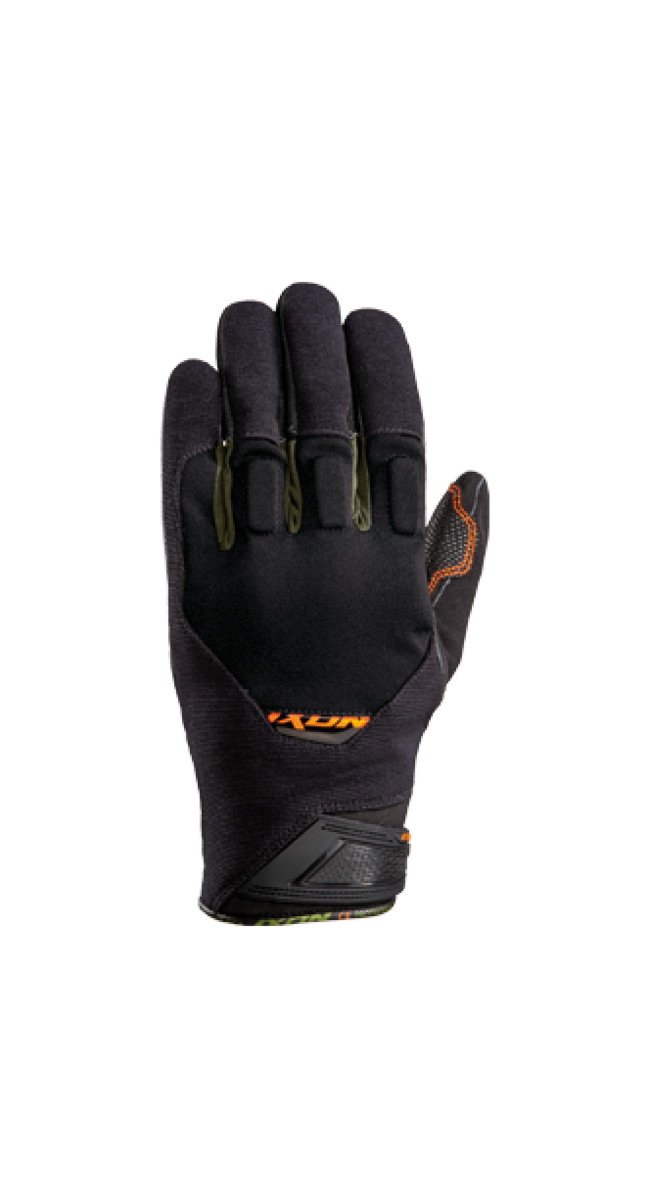 Ixon Guanti Da Moto Nero/kaki/arancio Uomo