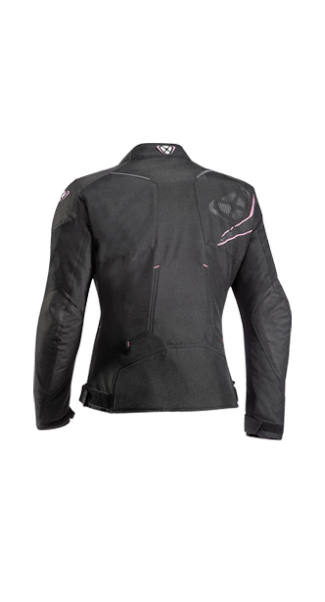 Ixon Giacche E Giubbotti Da Moto Nero/rosa Donna