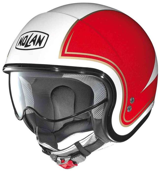 Casco Jet N21 Tricolore 031 Metal White Green Red Nolan