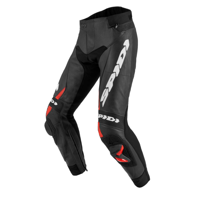 Pantalone In Pelle Rr Pro 2 Uomo Spidi Nero Nero/rosso Nero/bianco Rosso