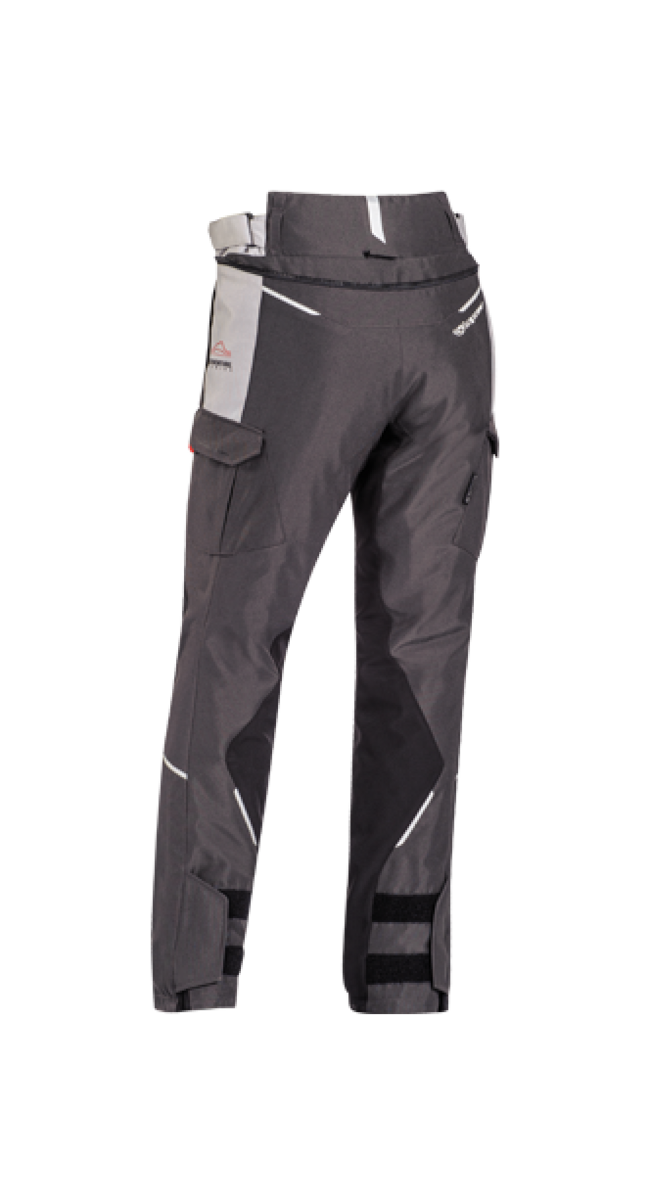 Ixon Pantaloni Da Moto Nero/grigio/rosso Donna