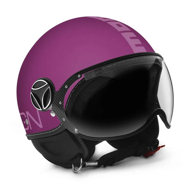 Momo Design Caschi Demijet Violet Matt/pink