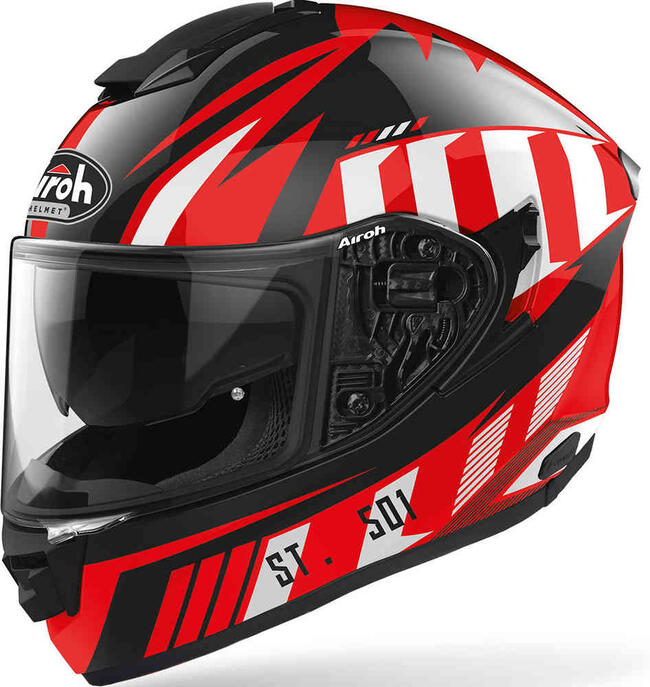 Casco Integrale St 501 Blade Rosso In Fibra Airoh - Fuorigiriweb