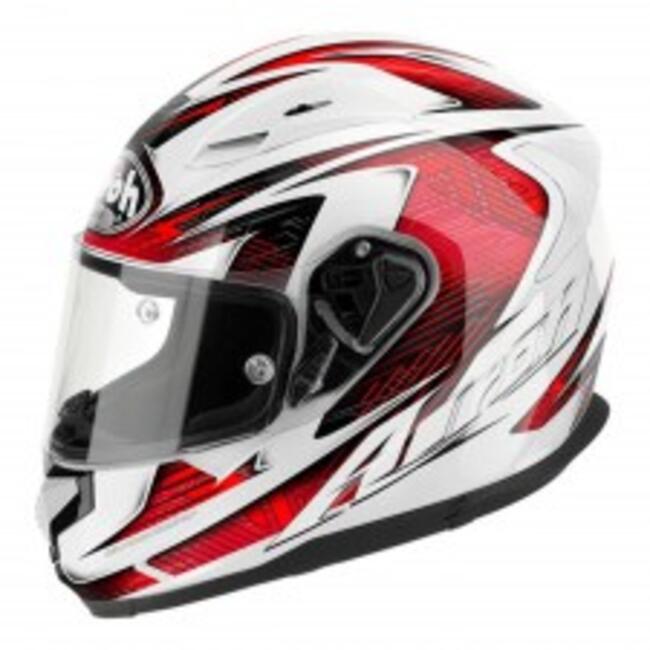 Casco Integrale T600 Bionic Rosso In Fibra Airoh