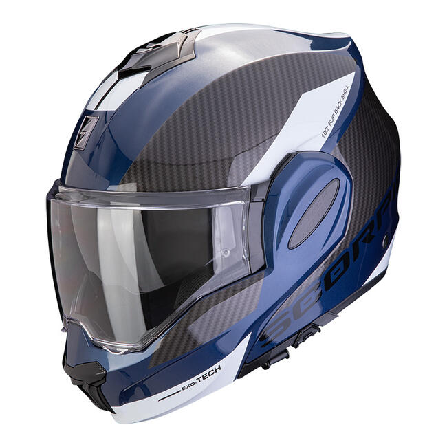 Caschi Modulari Blu/nero Scorpion