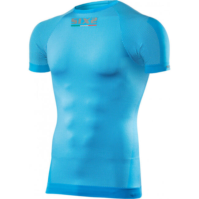 Maglia Termica Moto Light Blue Six2 Unisex