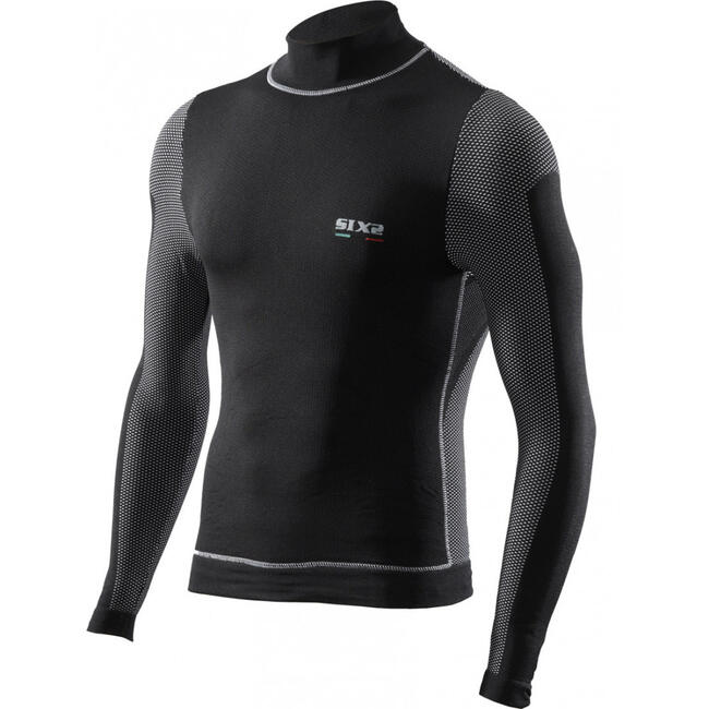 Six2 Maglia Termica Moto Black Carbon Unisex