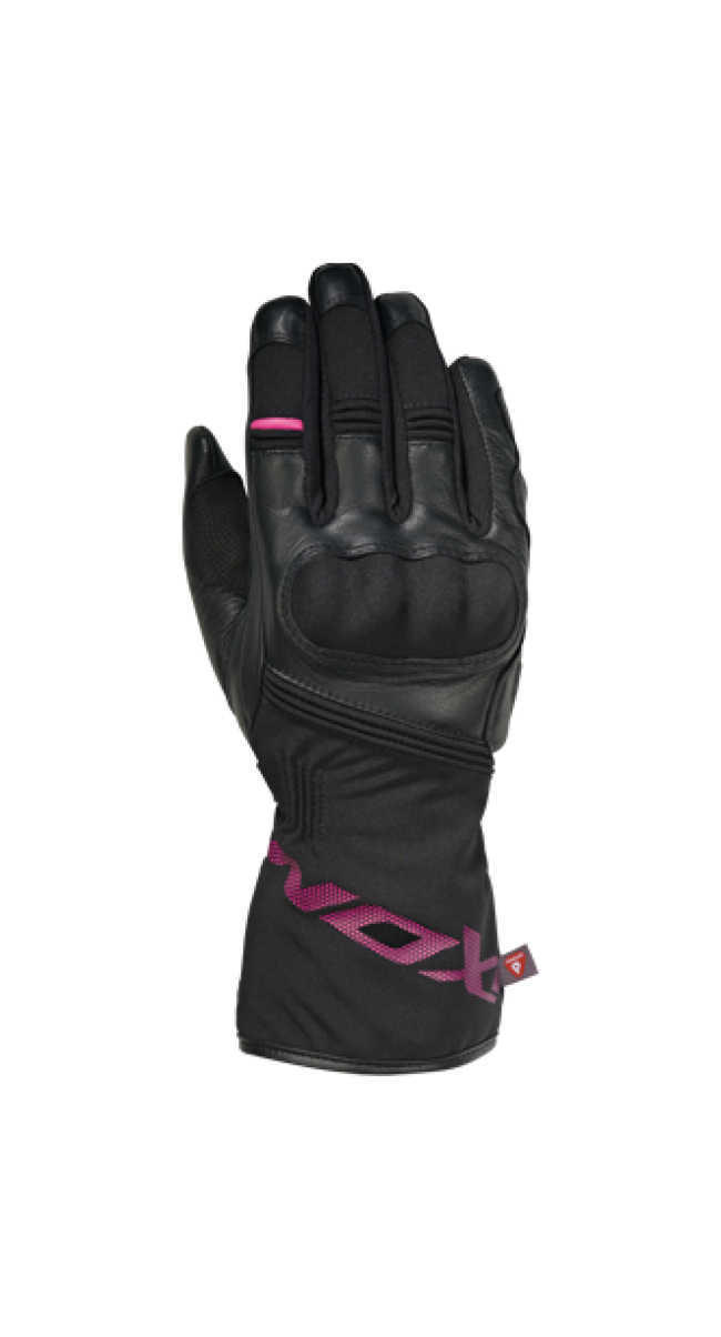 Ixon Guanti Da Moto Nero/fucsia Donna