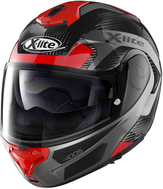 Xlite Caschi Modulari Carbon/rosso