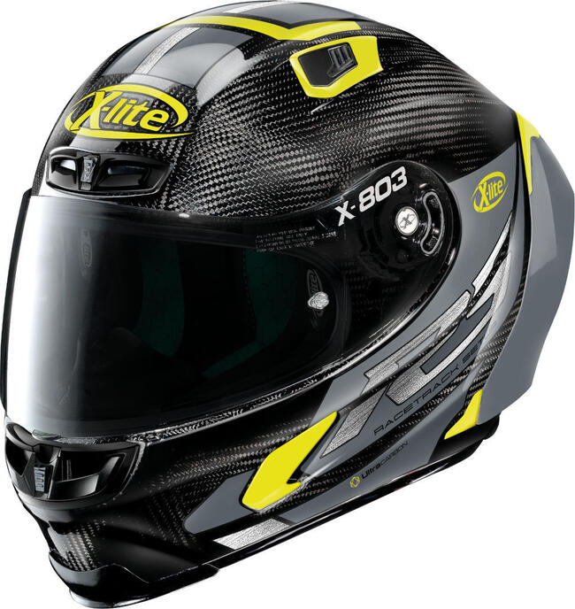 Casco Integrale X-803 Rs U.c. Skywarp 050 Carbon Yellow X-lite