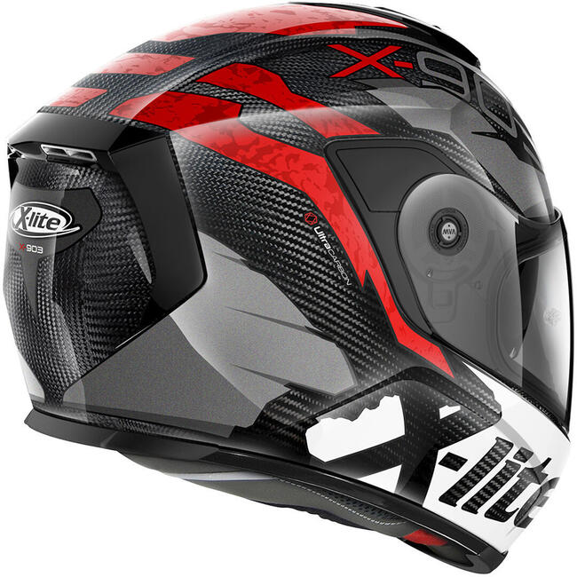 Caschi Integrali Carbon/bianco/rosso Xlite