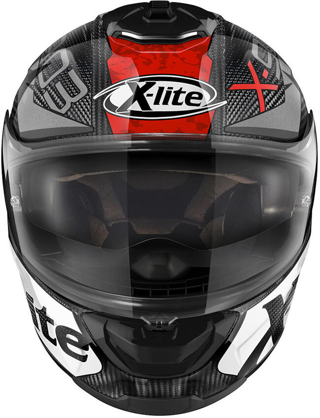 Caschi Integrali Carbon/bianco/rosso Xlite