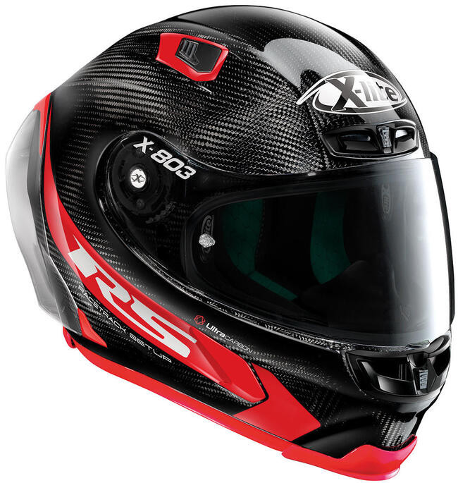 Caschi Integrali Carbon/rosso Xlite