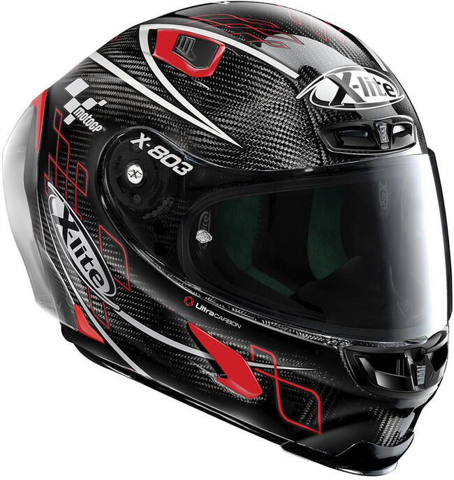 Casco Integrale X-803 Rs U.c. Motogp 031 Carbon Red X-lite