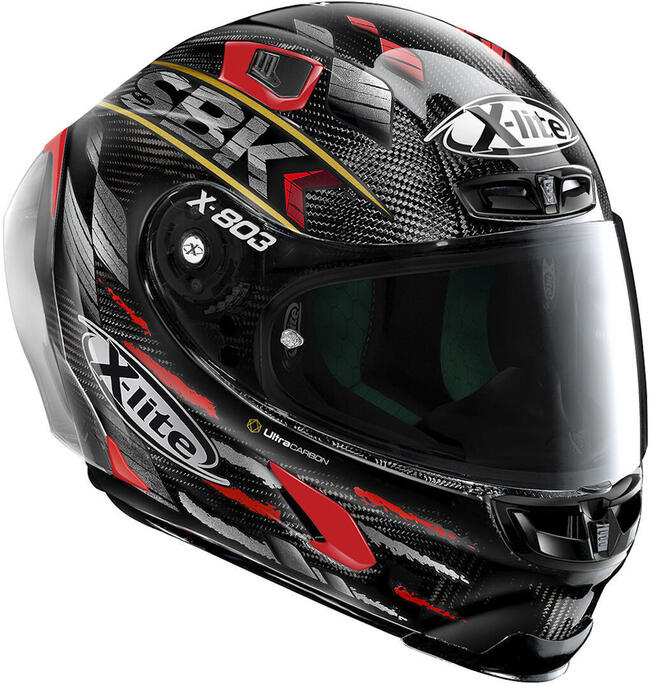 Caschi Integrali Carbon/rosso Xlite