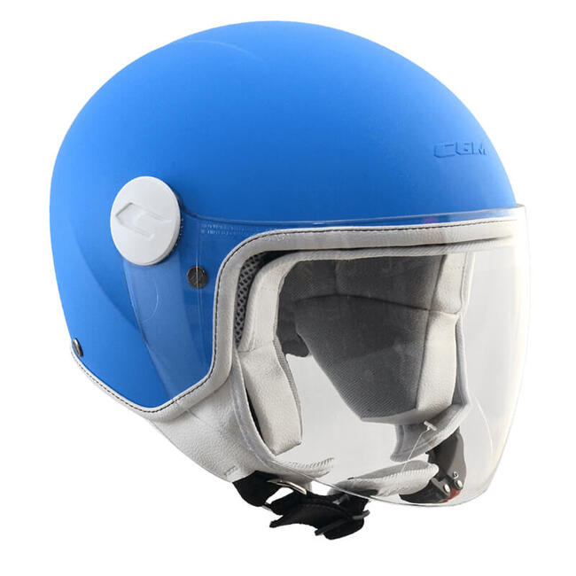 Cgm Caschi Jet Azzurro Bambino