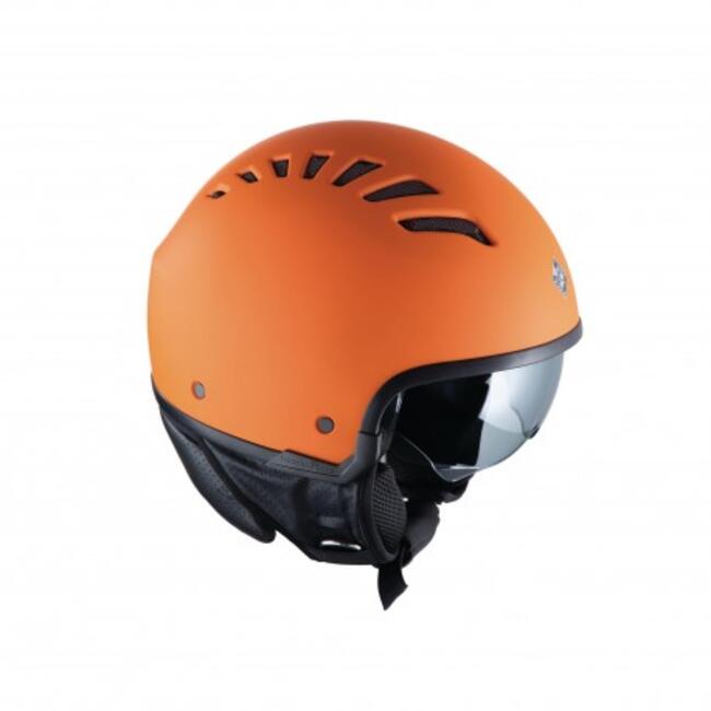 Casco Jet El'fresh Arancione Opaco Tucano Urbano
