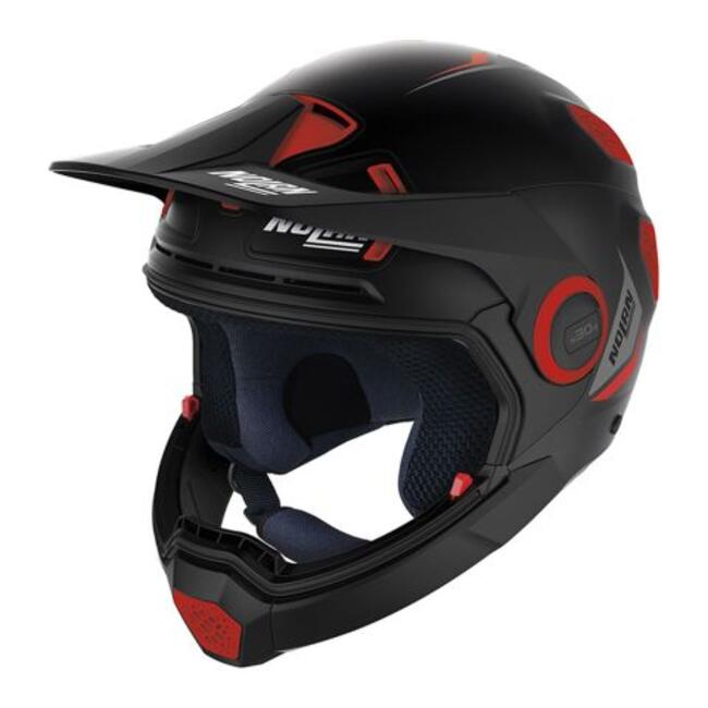 Nolan Caschi Modulari Nero/rosso