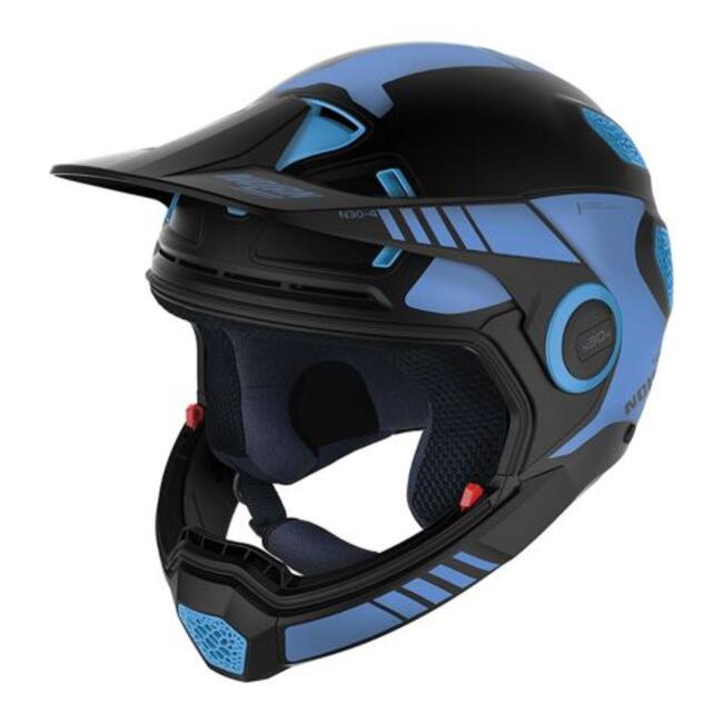 Nolan Caschi Modulari Nero/blu