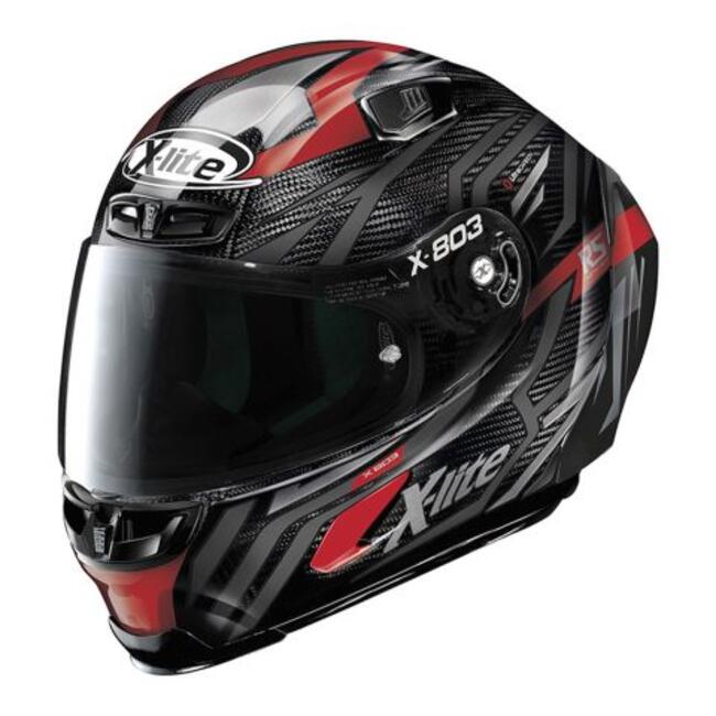 Xlite Caschi Integrali Carbon/rosso