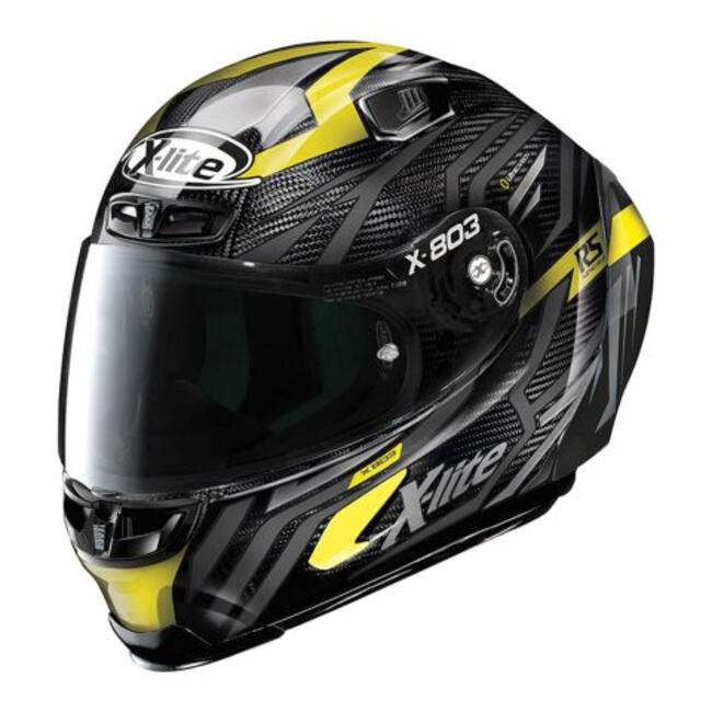 Xlite Caschi Integrali Carbon/giallo