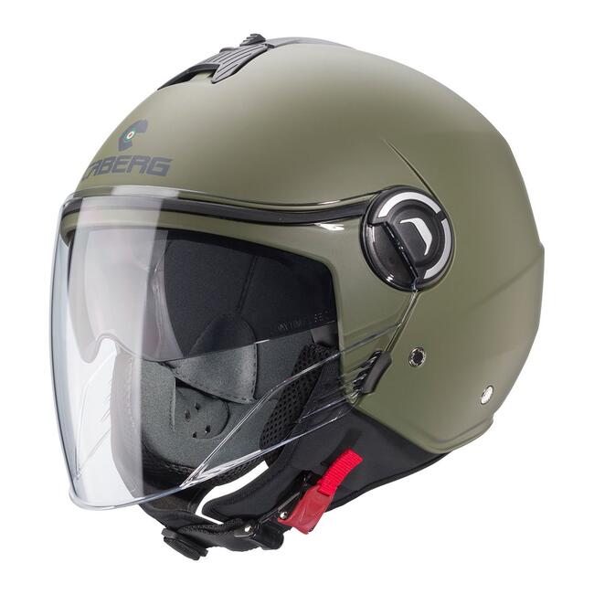 Caberg Caschi Demijet Verde Militare