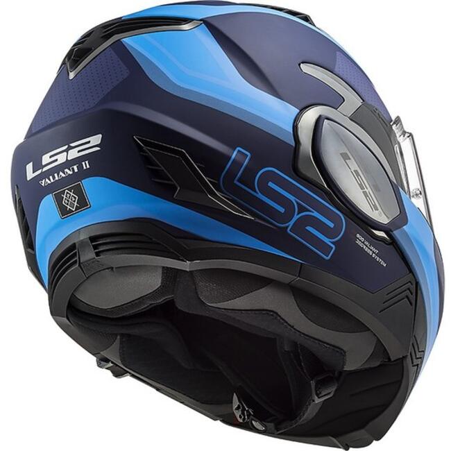 Ls2 Caschi Modulari Nero/blu