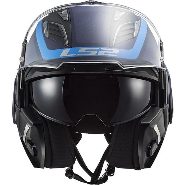 Casco Modulare Ls2 Ff900 Valiant Ii Orbit Matt Blue - Fuorigiriweb