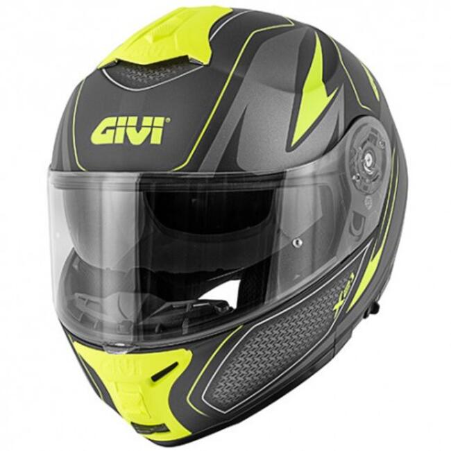 Givi Caschi Modulari Titanio/nero/giallo