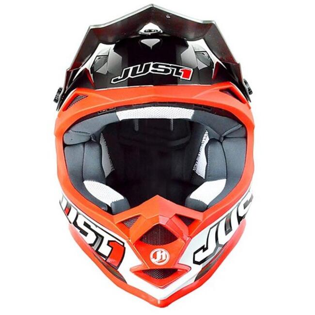 Casco Cross J32 Moto X Rosso