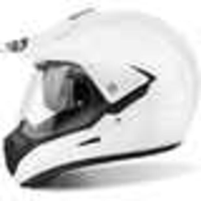 Casco Cross Enduro S5 Bianco Lucido Airoh