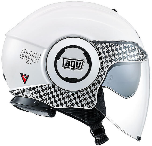 Casco Jet Fluid Agv E2205 Multi Dresscode White