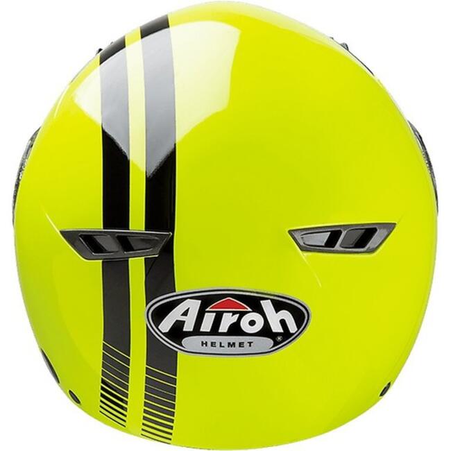 Casco Jet City One Flash Giallo Lucido Airoh