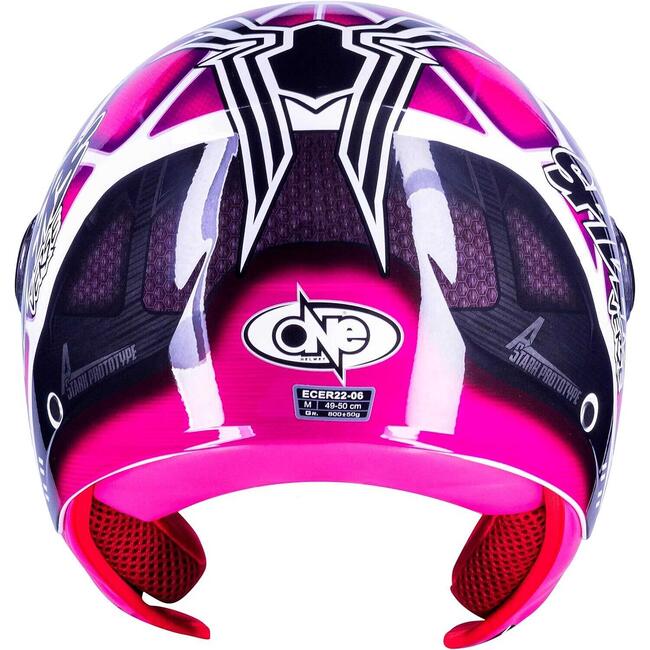 One Caschi Jet Rosa Bambino