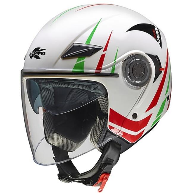 Kappamoto Caschi Jet Bianco Unisex