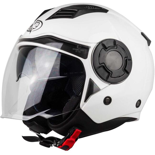 Caschi Demijet Bianco One