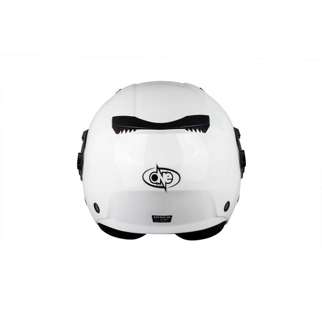 Caschi Demijet Bianco One