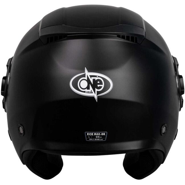 Caschi Demijet Nero One